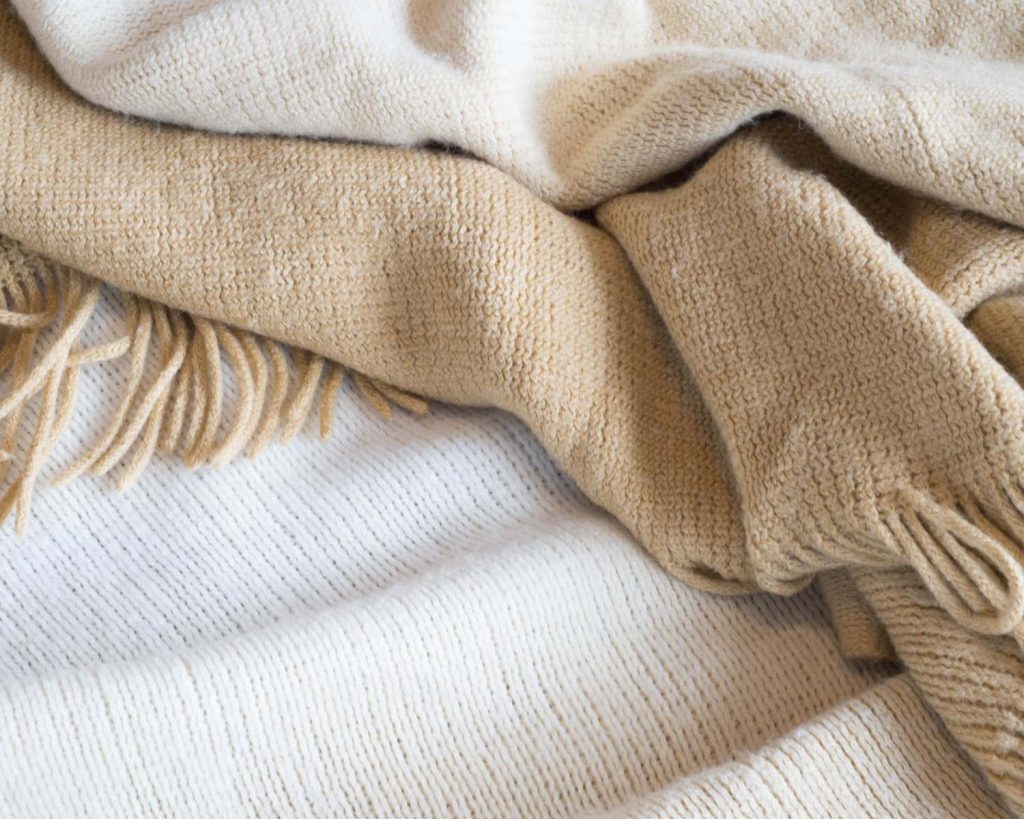 beige blanket